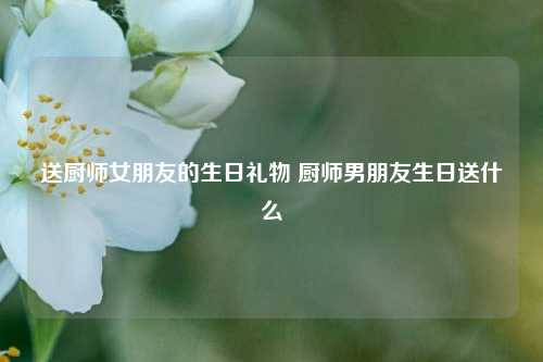 送厨师女朋友的生日礼物 厨师男朋友生日送什么